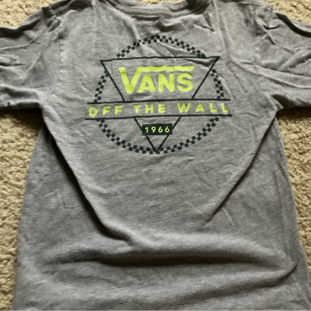Vans Kids' Mint and Gray Short Sleeve Tees - Picture 7 of 15